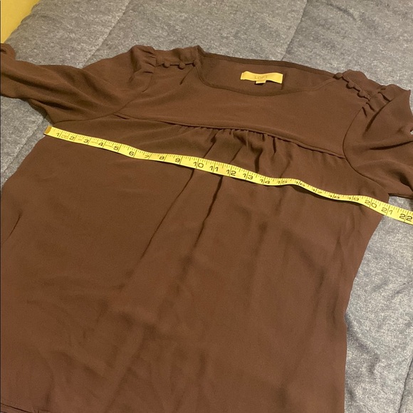 Purple Relaxed Long Sleeve Blouse - Picture 5 of 8